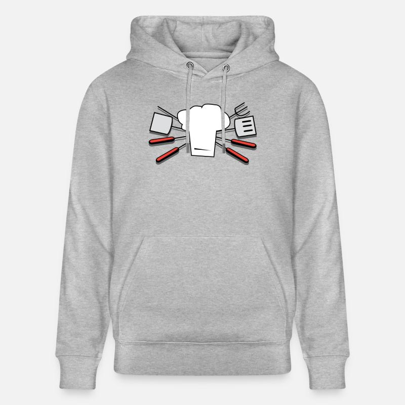 couverts vaisselle flatware silverware cutlery84 - Sweat à capuche bio CRUISER Stanley/Stella Unisexe - gris chiné