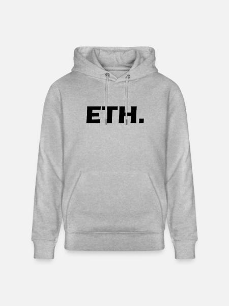 Ethereum - Stanley/Stella CRUISER Unisex Organic Hoodie - heather grey