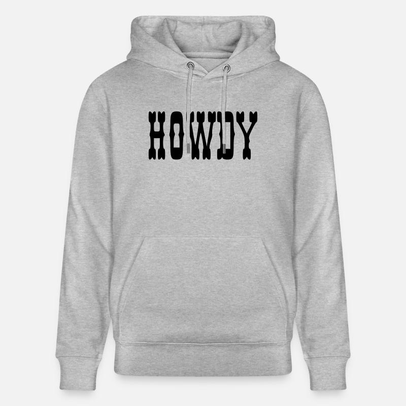 Howdy - Sweat à capuche bio CRUISER Stanley/Stella Unisexe - gris chiné