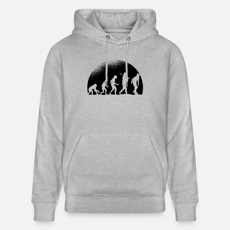 Evolution Rollschuh - Stanley/Stella Unisex Bio-Hoodie CRUISER  - Grau meliert