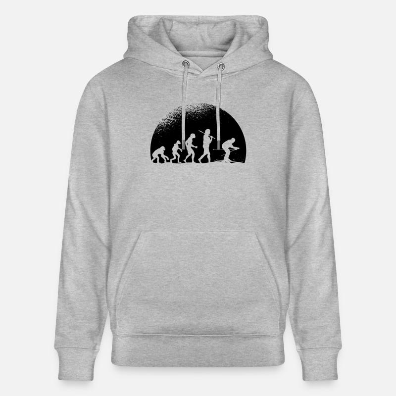 Evolution Ski - Sweat à capuche bio CRUISER Stanley/Stella Unisexe - gris chiné