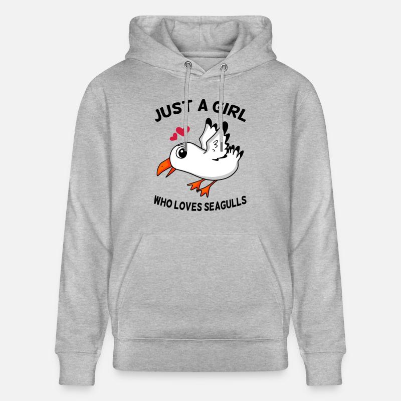 Mouette Chères Filles - Sweat à capuche bio CRUISER Stanley/Stella Unisexe - gris chiné