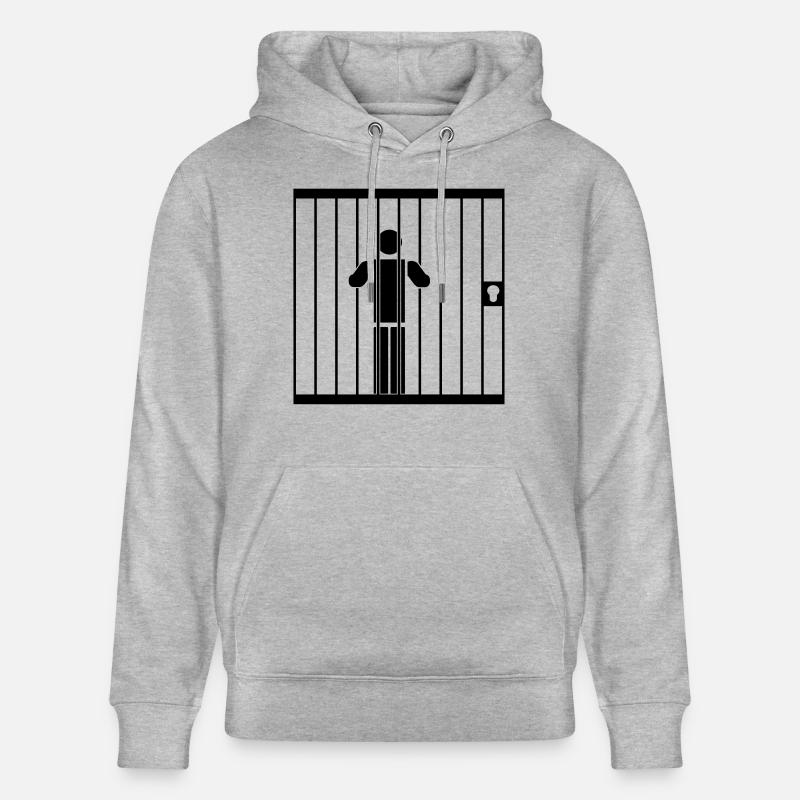 En prison - Sweat à capuche bio CRUISER Stanley/Stella Unisexe - gris chiné