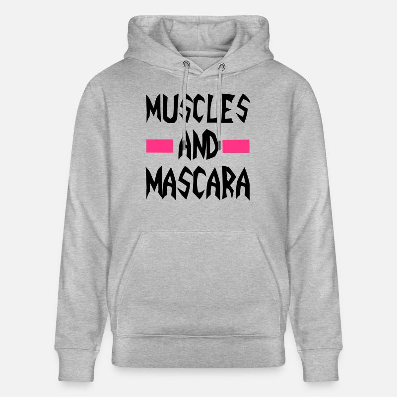 Muscles - Stanley/Stella CRUISER Unisex Organic Hoodie - heather grey