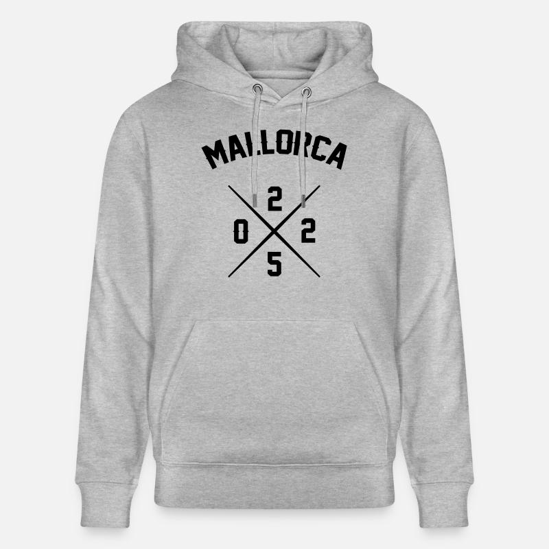 Majorque 2025 - Sweat à capuche bio CRUISER Stanley/Stella Unisexe - gris chiné