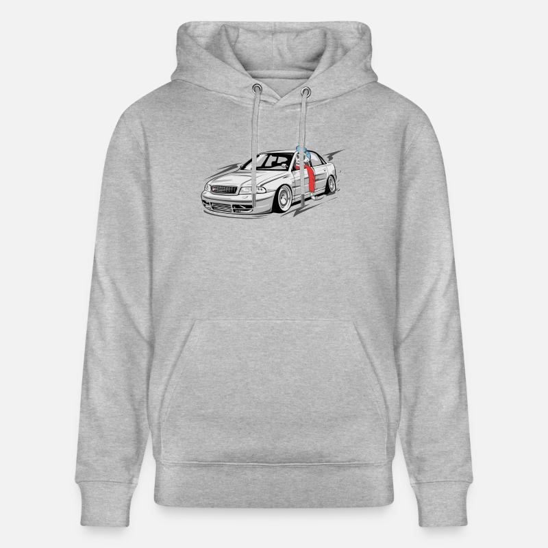 S4 B5 Skulldriver - Sweat à capuche bio CRUISER Stanley/Stella Unisexe - gris chiné