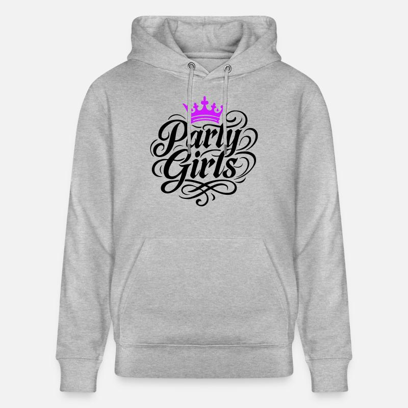 Couronne de fêtardes - Sweat à capuche bio CRUISER Stanley/Stella Unisexe - gris chiné