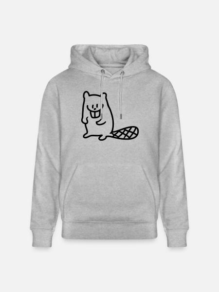 Biber - ligne - Sweat à capuche bio CRUISER Stanley/Stella Unisexe - gris chiné