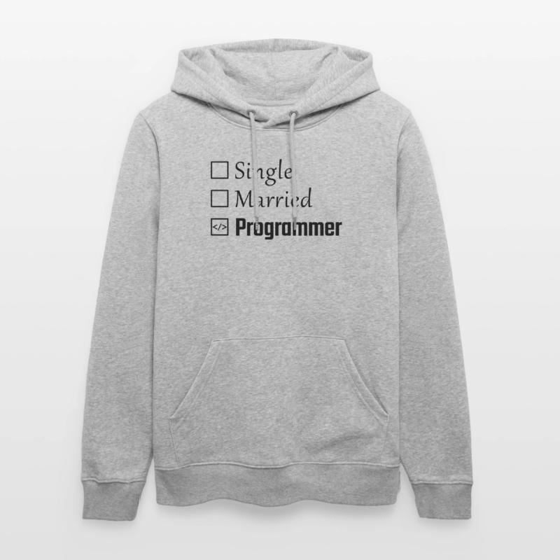 Single, verheiratet, Programmierer Stanley/Stella Unisex Bio-Hoodie CRUISER 