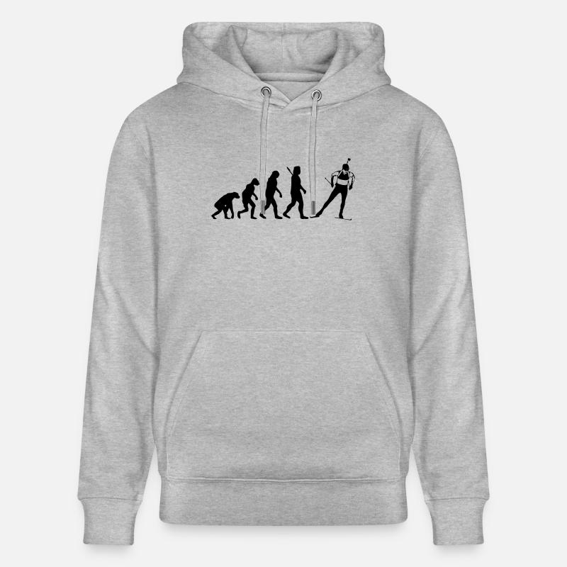 Evolution Biathlon - Stanley/Stella Unisex Bio-Hoodie CRUISER  - Grau meliert