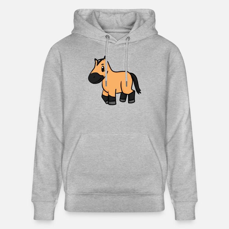 Cheval - Sweat à capuche bio CRUISER Stanley/Stella Unisexe - gris chiné