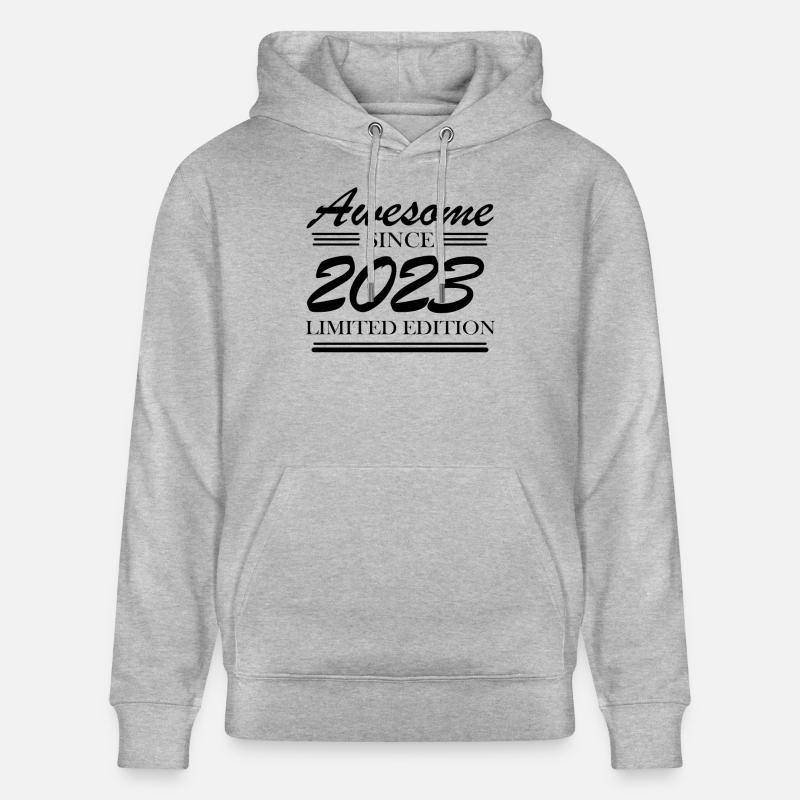 2023 - Millésime 2023 - Sweat à capuche bio CRUISER Stanley/Stella Unisexe - gris chiné