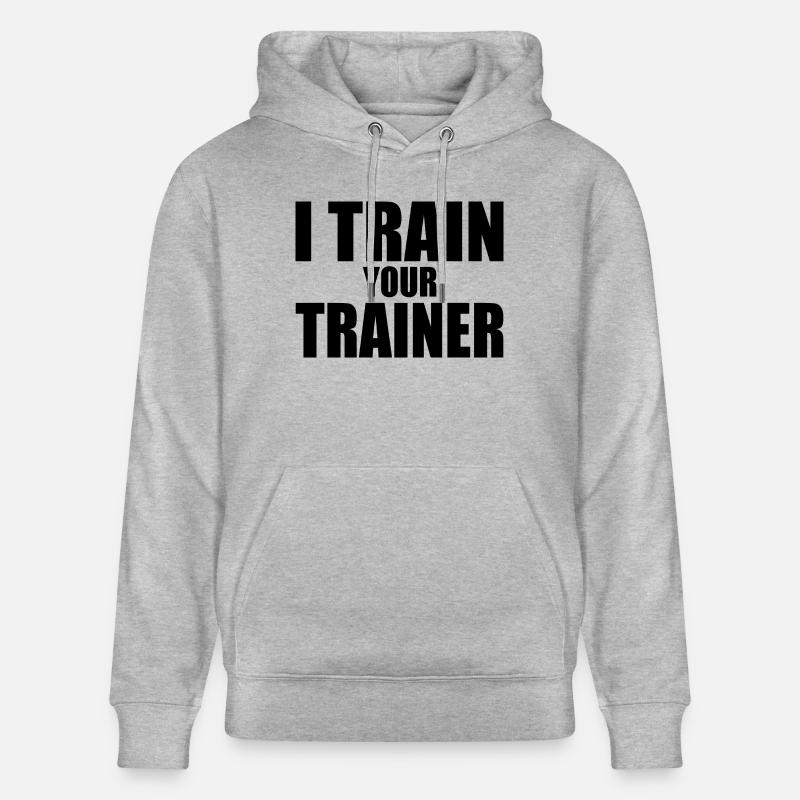 I train your trainer - Sweat à capuche bio CRUISER Stanley/Stella Unisexe - gris chiné