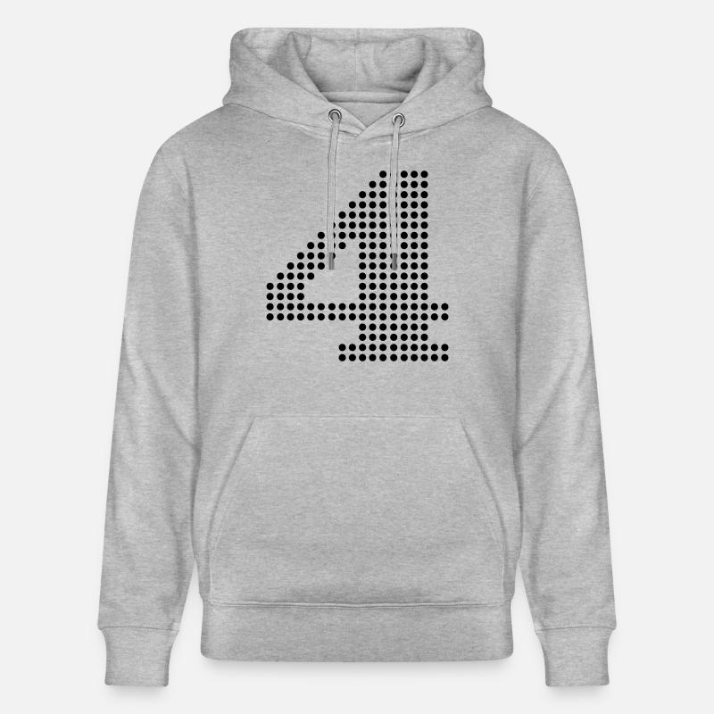 4 nummer - Sweat à capuche bio CRUISER Stanley/Stella Unisexe - gris chiné