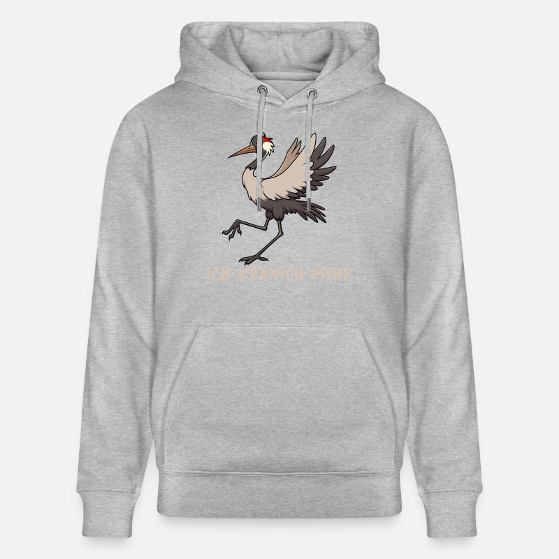 Je grule plus - Sweat à capuche bio CRUISER Stanley/Stella Unisexe - gris chiné