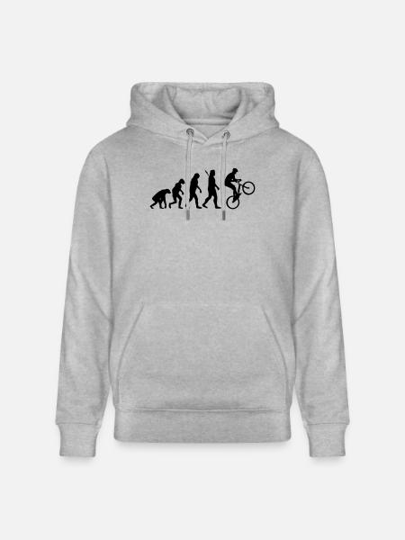 Radsport - Stanley/Stella Unisex Bio-Hoodie CRUISER - Grau meliert