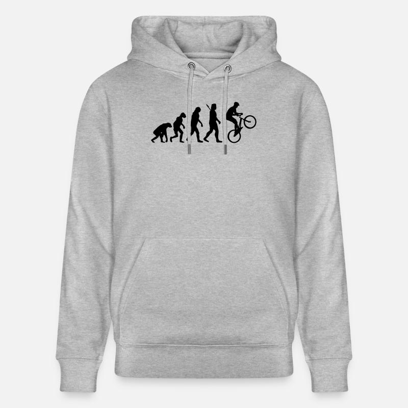 Radsport - Stanley/Stella Unisex Bio-Hoodie CRUISER  - Grau meliert