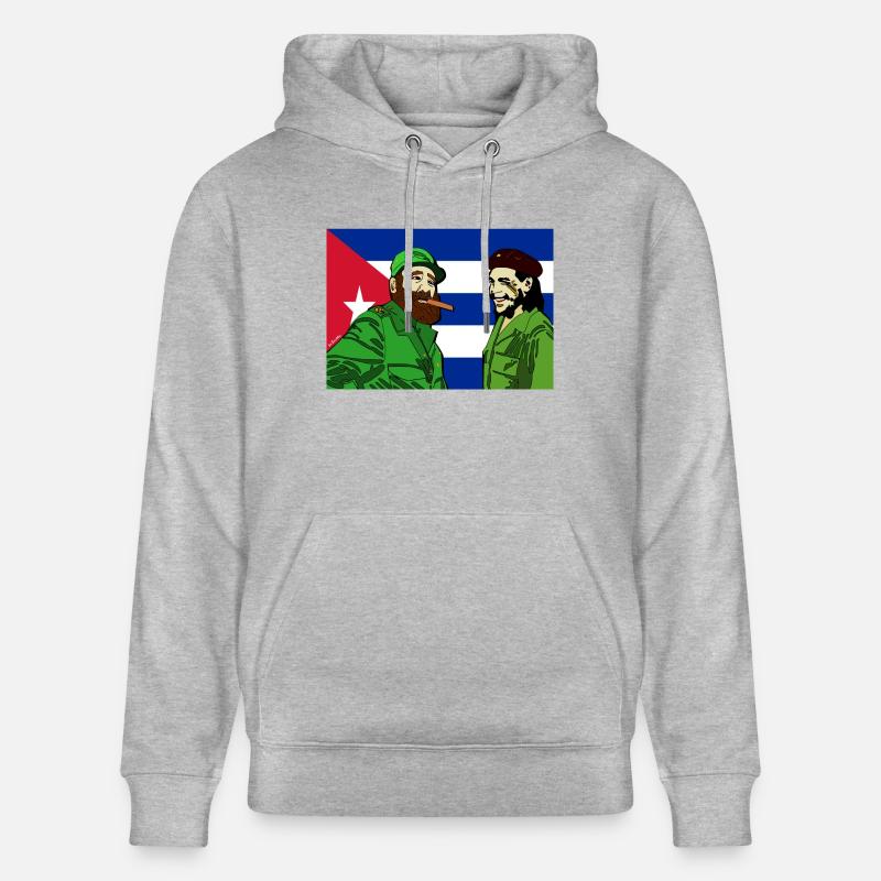 Fidel & Che Tee - Sweat à capuche bio CRUISER Stanley/Stella Unisexe - gris chiné