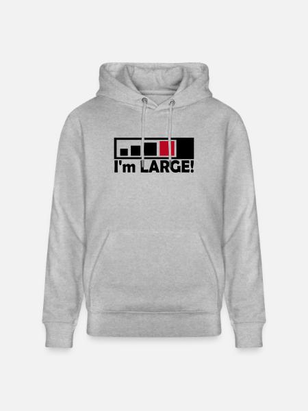large_geocacher - Stanley/Stella Unisex Bio-Hoodie CRUISER  - Grau meliert