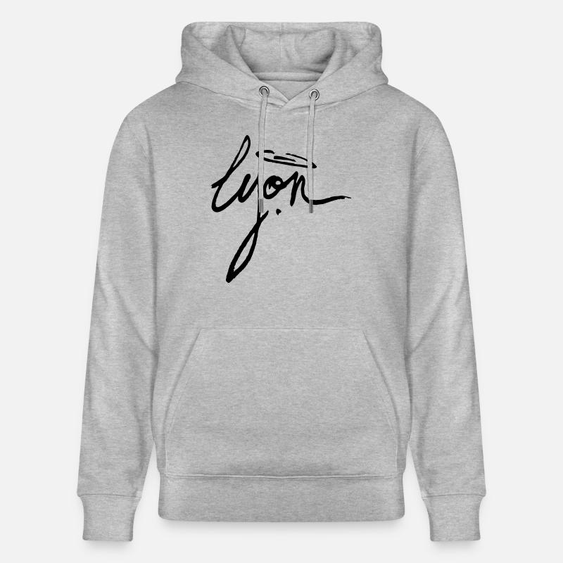 LYON - Sweat à capuche bio CRUISER Stanley/Stella Unisexe - gris chiné