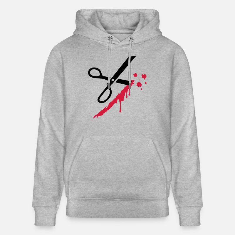 ciseaux - Sweat à capuche bio CRUISER Stanley/Stella Unisexe - gris chiné