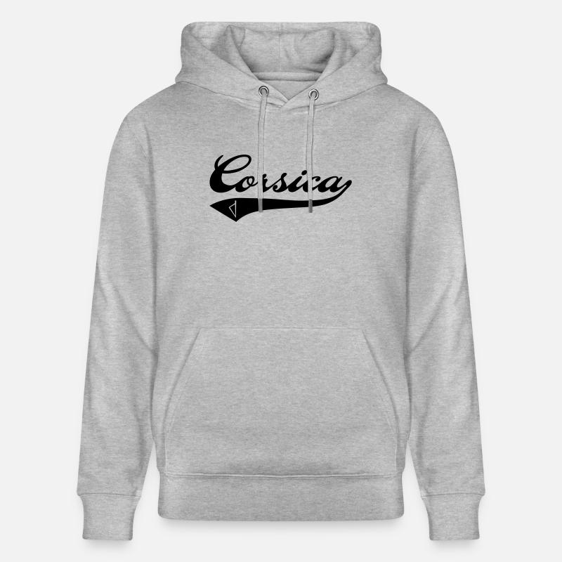 Corsica Team - Sweat à capuche bio CRUISER Stanley/Stella Unisexe - gris chiné