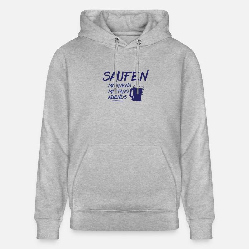 boire - Sweat à capuche bio CRUISER Stanley/Stella Unisexe - gris chiné