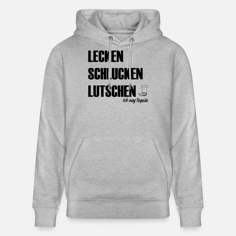 Ich mag Tequila - Stanley/Stella Unisex Bio-Hoodie CRUISER  - Grau meliert