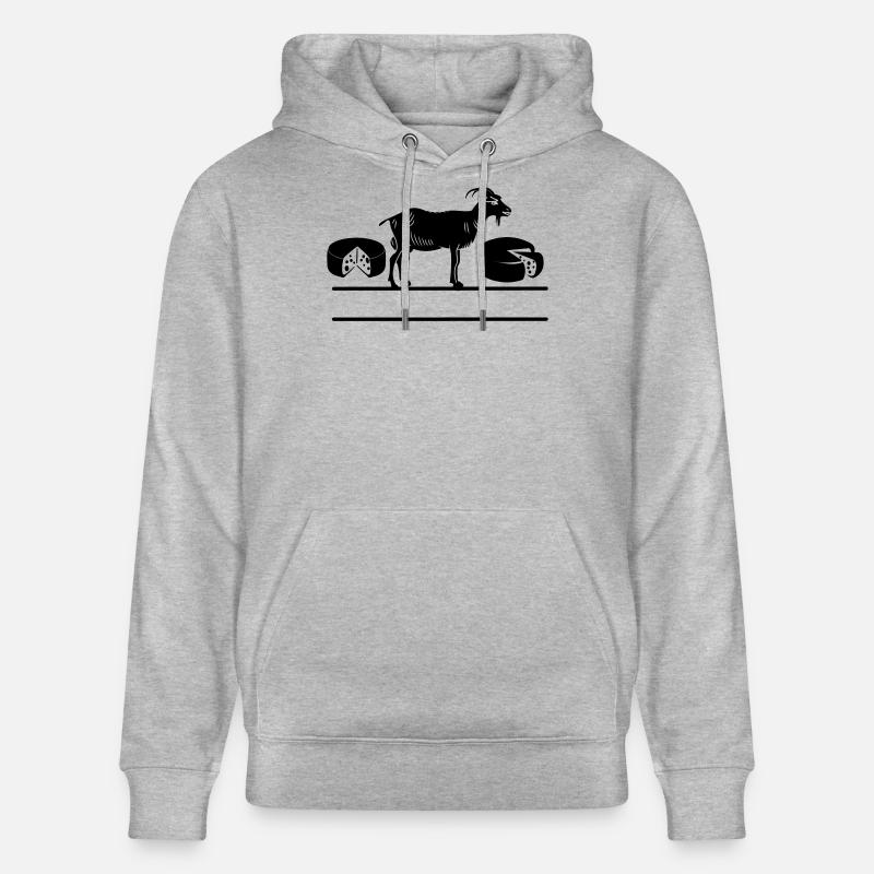 Bannière de bougies de chèvre - Sweat à capuche bio CRUISER Stanley/Stella Unisexe - gris chiné