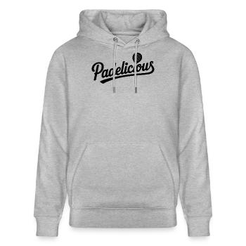 Paice - Stanley/Stella Unisex Bio-Hoodie CRUISER  - Grau meliert - Vorne - Alina (178cm) & Michal (187cm)