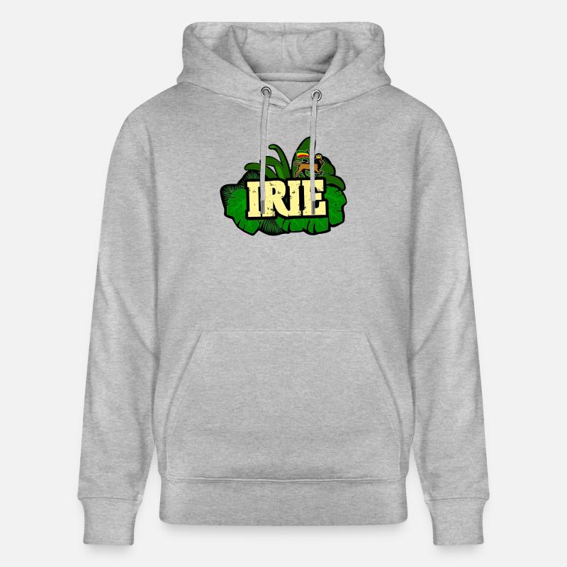 Reggae Irie - Sweat à capuche bio CRUISER Stanley/Stella Unisexe - gris chiné