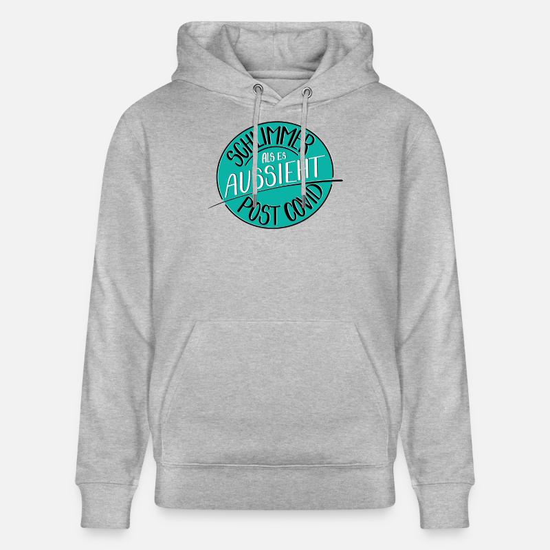 Schlimmer als es aussieht, Post Covid - Stanley/Stella Unisex Bio-Hoodie CRUISER  - Grau meliert
