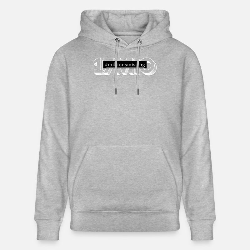 EM/SFC millionsblanc manquant - Sweat à capuche bio CRUISER Stanley/Stella Unisexe - gris chiné