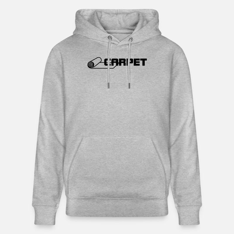 Logo des rouleaux de moquette - Sweat à capuche bio CRUISER Stanley/Stella Unisexe - gris chiné