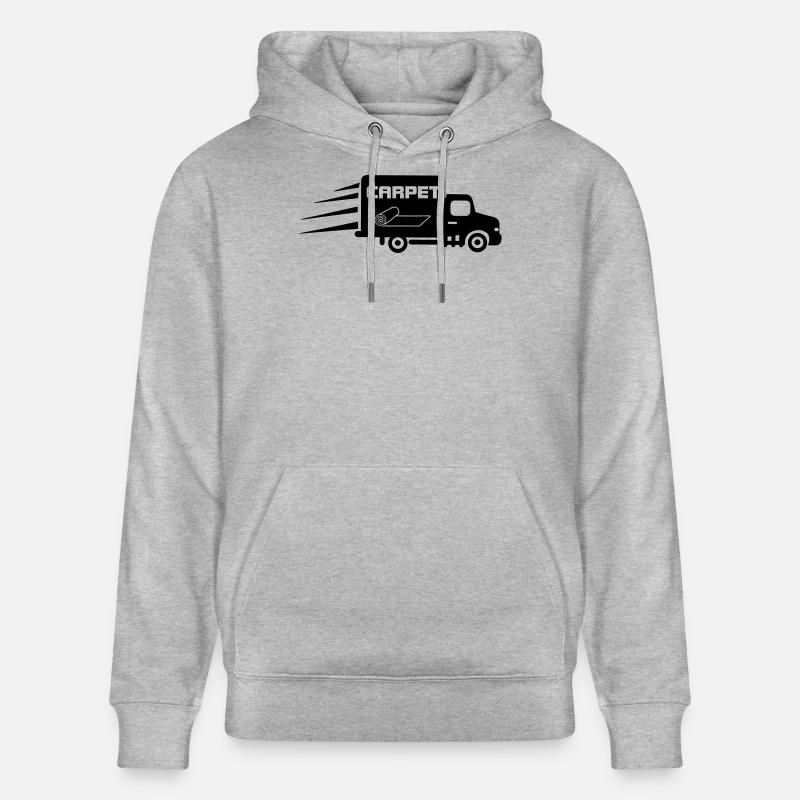 Teppichrollen Logo Auto - Stanley/Stella Unisex Bio-Hoodie CRUISER  - Grau meliert