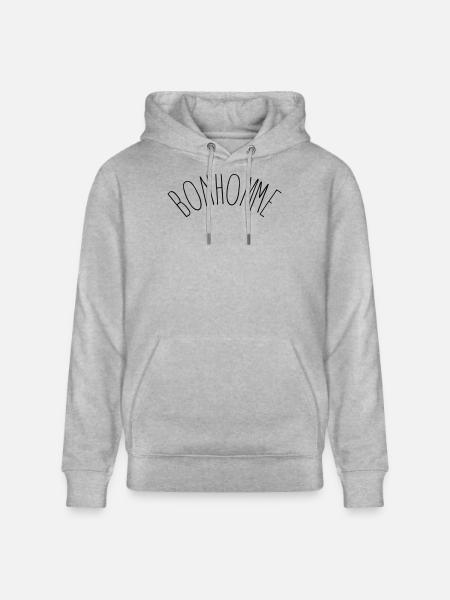 Bonhomme - Petit mec tout simplement - Sweat à capuche bio CRUISER Stanley/Stella Unisexe - gris chiné