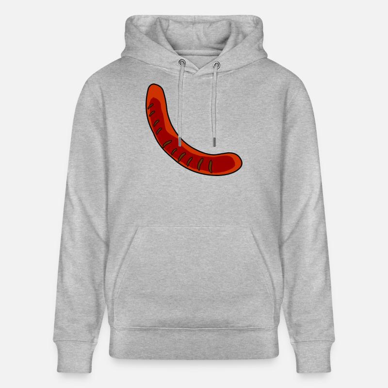 Wurst oder Bratwurst - Stanley/Stella Unisex Bio-Hoodie CRUISER  - Grau meliert
