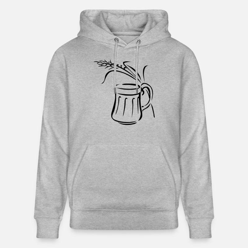 pichet ... de wicki_de - Sweat à capuche bio CRUISER Stanley/Stella Unisexe - gris chiné