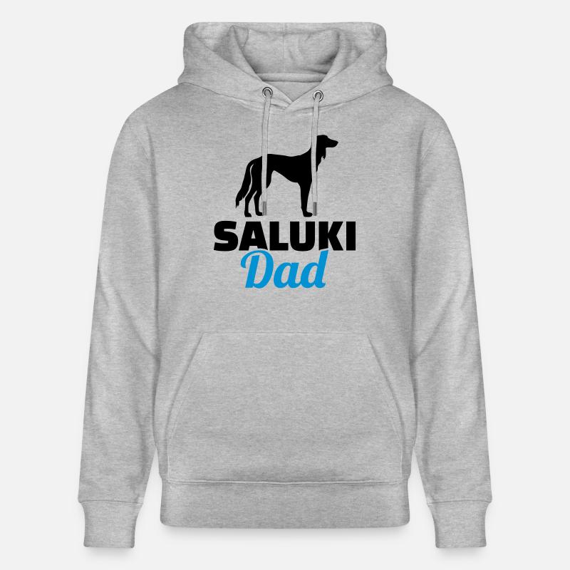 Saluki - Sweat à capuche bio CRUISER Stanley/Stella Unisexe - gris chiné