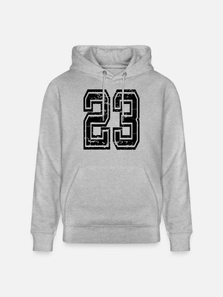 23 Elazig Nr 23 used - Stanley/Stella CRUISER Unisex Organic Hoodie - heather grey