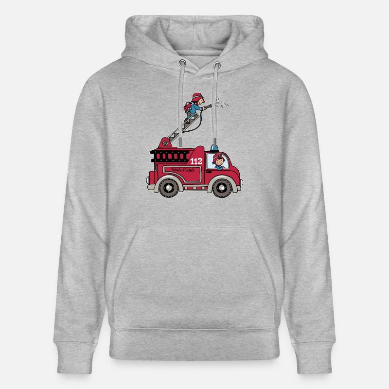 Brigade de pompiers de Tatütata - Sweat à capuche bio CRUISER Stanley/Stella Unisexe - gris chiné