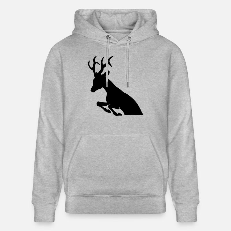 Roebuck - Sweat à capuche bio CRUISER Stanley/Stella Unisexe - gris chiné