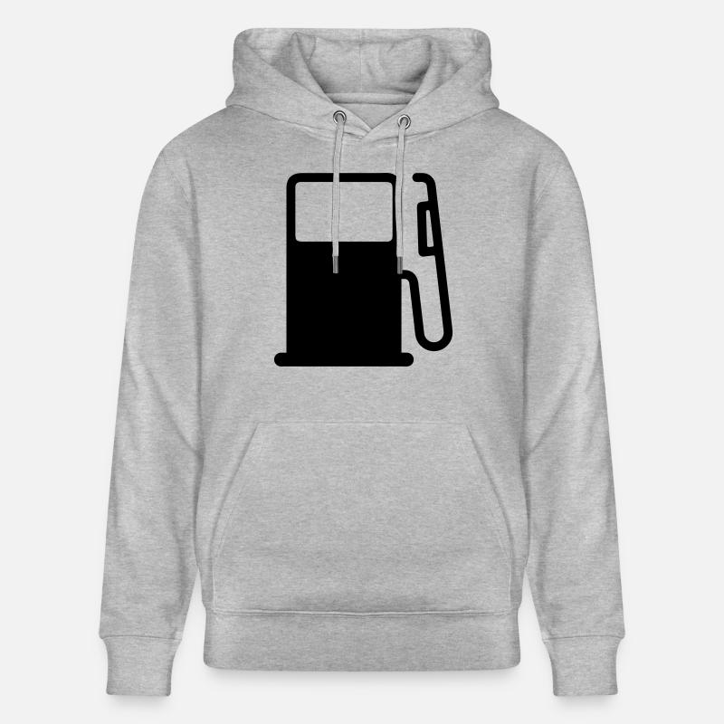 Pompe à essence - Sweat à capuche bio CRUISER Stanley/Stella Unisexe - gris chiné