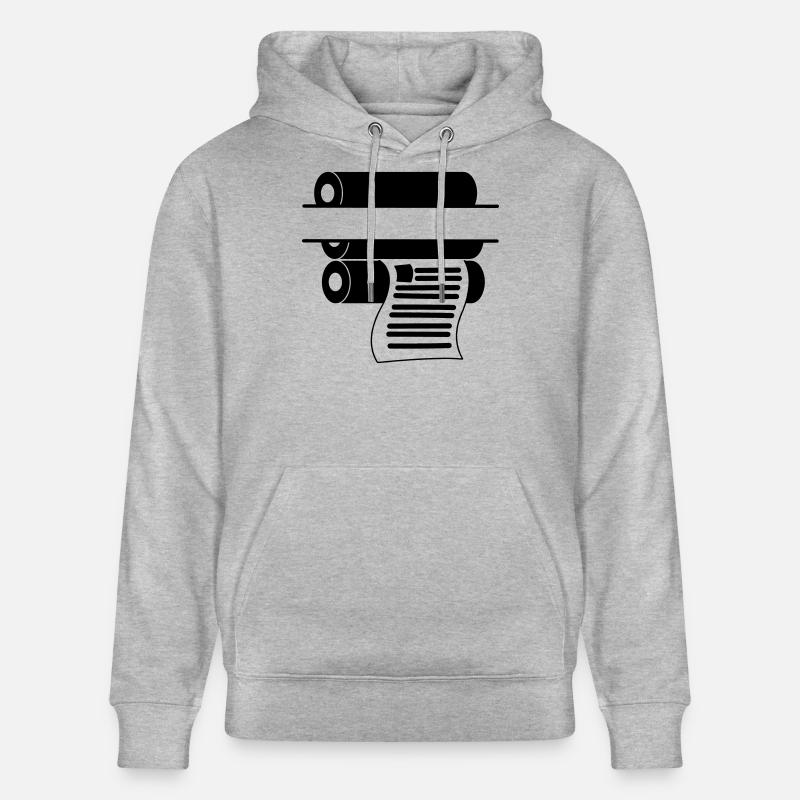 Impression du logo 2 - Sweat à capuche bio CRUISER Stanley/Stella Unisexe - gris chiné