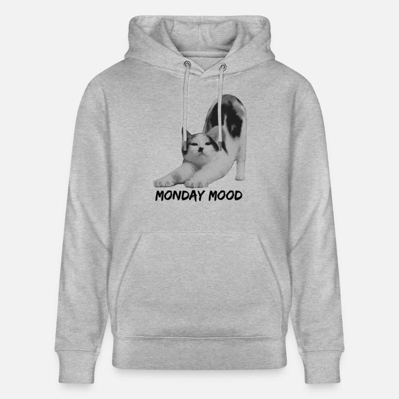 Monday Mood - Sweat à capuche bio CRUISER Stanley/Stella Unisexe - gris chiné
