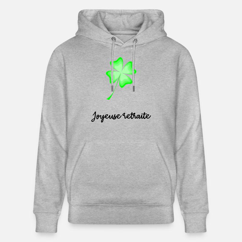 RETRAITE. BONNE RETRAITE. JOYEUSE RETRAITE. - Sweat à capuche bio CRUISER Stanley/Stella Unisexe - gris chiné