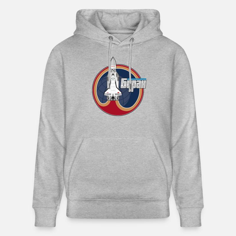 La navette Buran - Sweat à capuche bio CRUISER Stanley/Stella Unisexe - gris chiné
