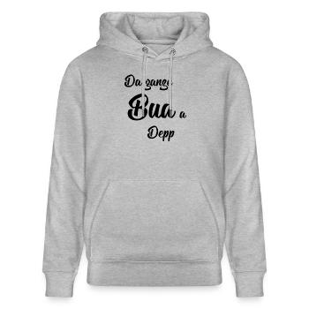Since whole Bua a Depp - Stanley/Stella CRUISER Unisex Organic Hoodie - heather grey - Front - Alina (178cm) & Michal (187cm)