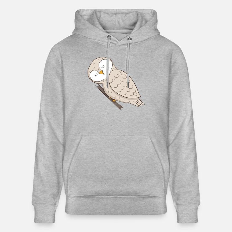 Hibou - Sweat à capuche bio CRUISER Stanley/Stella Unisexe - gris chiné