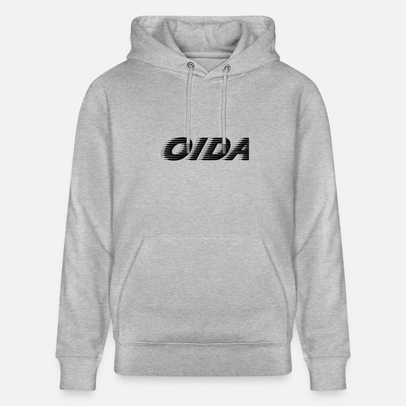 Oida - Sweat à capuche bio CRUISER Stanley/Stella Unisexe - gris chiné